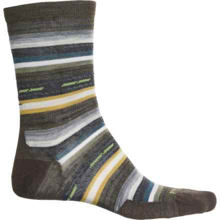 SmartWool Everyday Margarita Socks - Merino Wool, Crew (For Men) in Military Olive