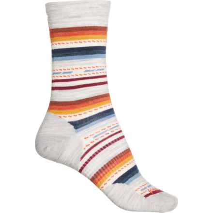 SmartWool Everyday Margarita Socks - Merino Wool, Crew (For Women) in Ash