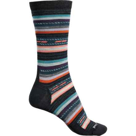 SmartWool Everyday Margarita Socks - Merino Wool, Crew (For Women) in Charcoal