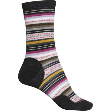 SmartWool Everyday Margarita Zero Cushion Socks - Merino Wool, Crew (For Women) in Black
