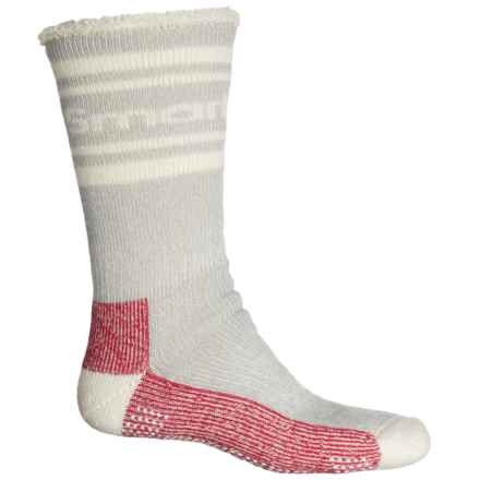 SmartWool Everyday Maximum Cushion Slipper Socks - Merino Wool, Crew (For Men) in Medium Gray