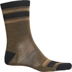 SmartWool Everyday Pattern Socks - Merino Wool, Crew (For Men) in Military Olive