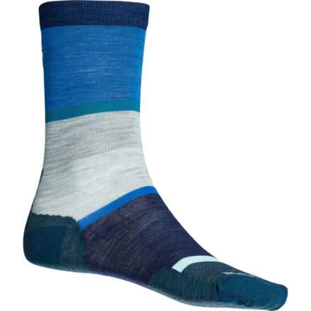 SmartWool Everyday Rob Roost Socks - Merino Wool, Crew (For Men and Women) in Laguna Blue