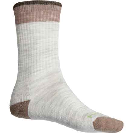 SmartWool Everyday Rollinsville Socks - Merino Wool, Crew (For Men and Women) in Ash-Military Olive - Closeouts