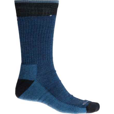 SmartWool Everyday Rollinsville Socks - Merino Wool, Crew (For Men and Women) in Neptune Blue