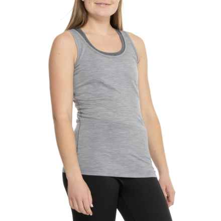 SmartWool Everyday Tank Top - Merino Wool in Everyday Light Gray Heather