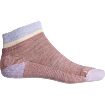 SmartWool Everyday Top Stripe Socks - Merino Wool, Ankle (For Men and Women) in Nostalgia Rose