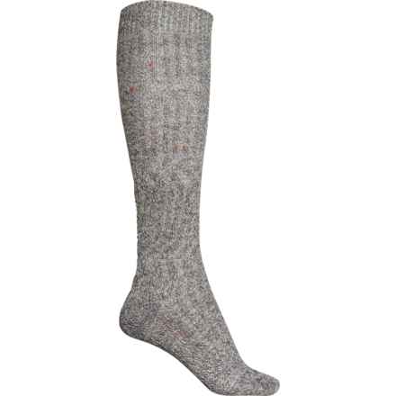 SmartWool Everyday Wheat Fields Knee-High Socks - Merino Wool, Over the Calf (For Women) in Black Multi Donegal