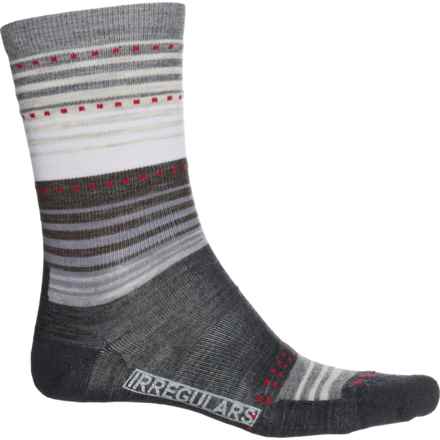 SmartWool Everyday Zero Cushion Stitch Stripe Socks - Merino Wool, Crew (For Men and Women) in Charcoal