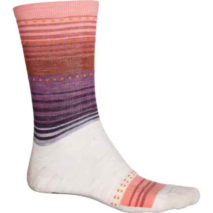SmartWool Everyday Zero Cushion Stitch Stripe Socks - Merino Wool, Crew (For Men and Women) in Moonbeam