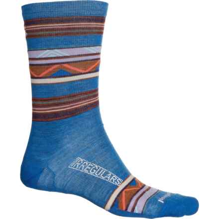 SmartWool Everyday Zero Cushion Zigzag Valley Socks - Merino Wool, Crew (For Men and Women) in Laguna Blue