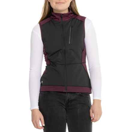 SmartWool Fleece Wind Vest - Insulated Merino Wool in Active Eggplant