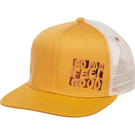 SmartWool Go Far Feel Good Trucker Hat (For Women) in Honey Gold