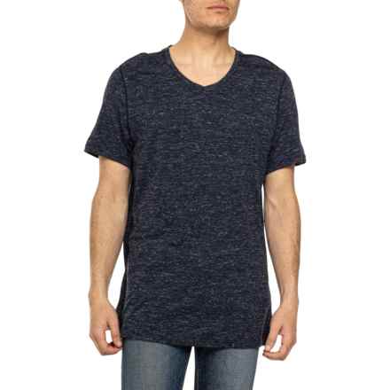 SmartWool Hemp-Blend T-Shirt - Merino Wool, Short Sleeve in Deep Navy Heather