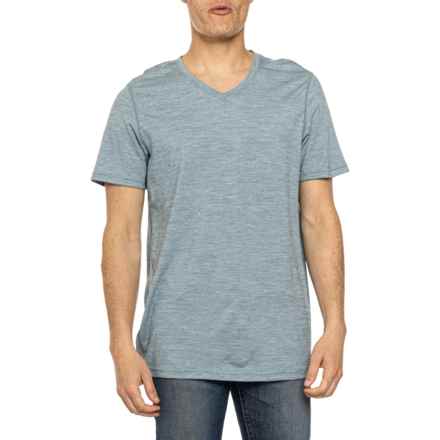 SmartWool Hemp-Blend T-Shirt - Merino Wool, Short Sleeve in Lead Heather