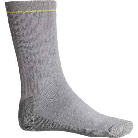 SmartWool Hike Classic Edition Full Cushion Hiking Socks - Merino Wool, Crew (For Men and Women) in Light Gray