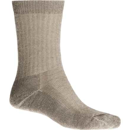 SmartWool Hike Classic Edition Full Cushion Solid Hiking Socks - Merino Wool, Crew (For Men and Women) in Taupe