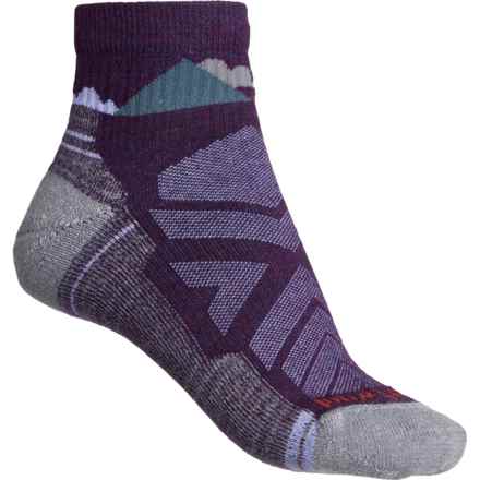 SmartWool Hike Clear Canyon Light Cushion Hiking Socks - Merino Wool, Ankle (For Women) in Purple Iris