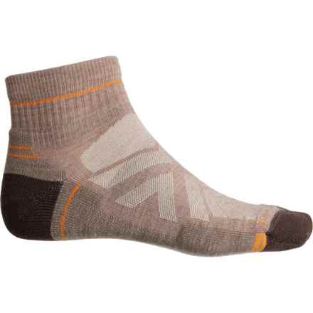 SmartWool Hike Light Cushion Hiking Socks - Merino Wool, Ankle (For Men and Women) in Chestnut/Fossil