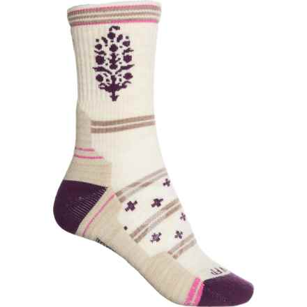 SmartWool Hike Light-Performance Socks - Merino Wool, Crew (For Women) in Moonbeam