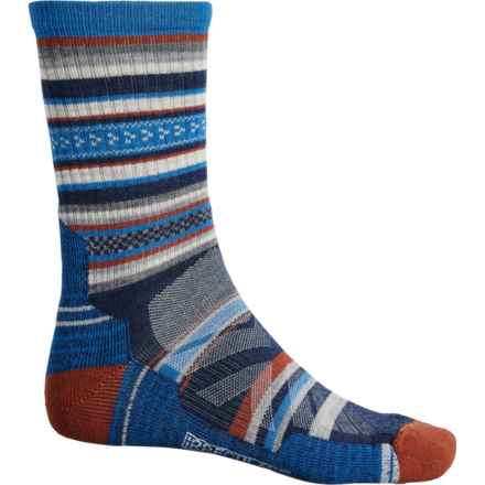 SmartWool Hike Panorama Light Cushion Socks - Merino Wool, Crew (For Men and Women) in Deep Navy
