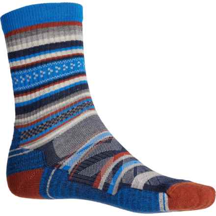 SmartWool Hike Panorama Light Cushion Socks - Merino Wool, Crew (For Men and Women) in Deep Navy