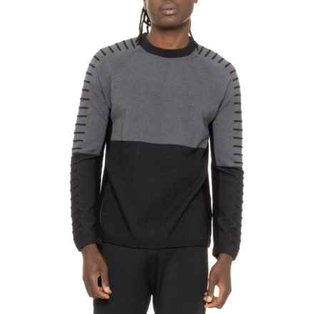 SmartWool Intraknit Fleece Crew Neck Sweater - Merino Wool in Black