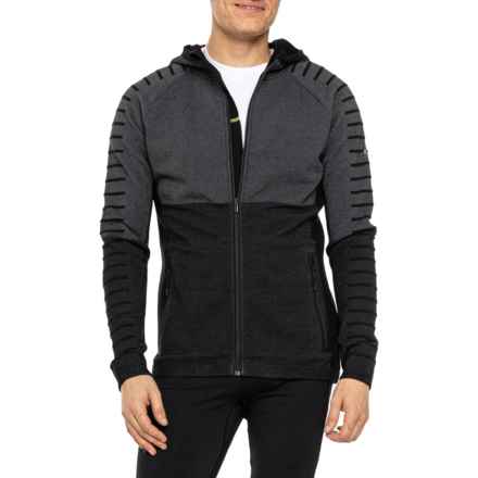 SmartWool Intraknit Fleece Full-Zip Hoodie - Merino Wool in Black