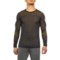 SmartWool Intraknit Merino 200 Base Layer Top - Merino Wool, Long Sleeve in Charcoal/Honey Gold