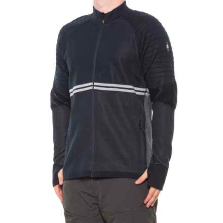 SmartWool Intraknit Tech Full-Zip Shirt - Merino Wool, Long Sleeve in Deep Navy