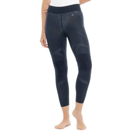 SmartWool Intraknit Thermal Base Layer Pants - Merino Wool in Bl Deep Navy/Pewter