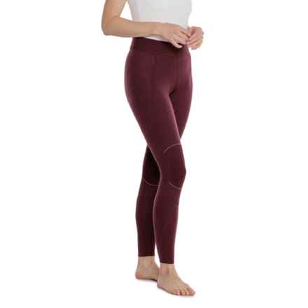 SmartWool Intraknit Thermal Max Base Layer Pants - Merino Wool in Nts Black Cherry