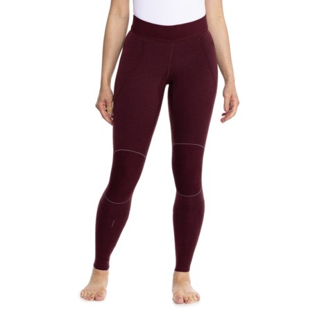 SmartWool Intraknit Thermal Max Base Layer Pants - Merino Wool in Nts Black Cherry