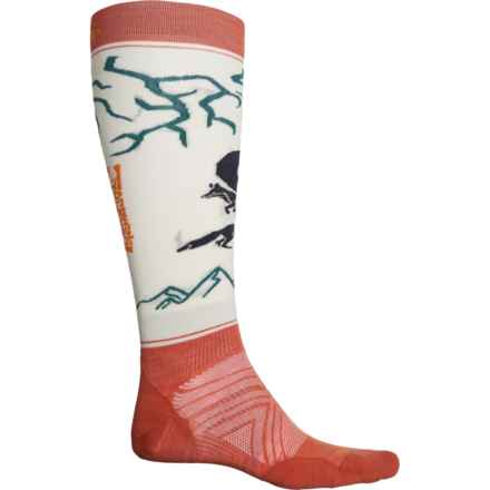 SmartWool Jib Zero Cushion Ski Socks - Merino Wool, Over the Calf (For Men and Women) in Natural