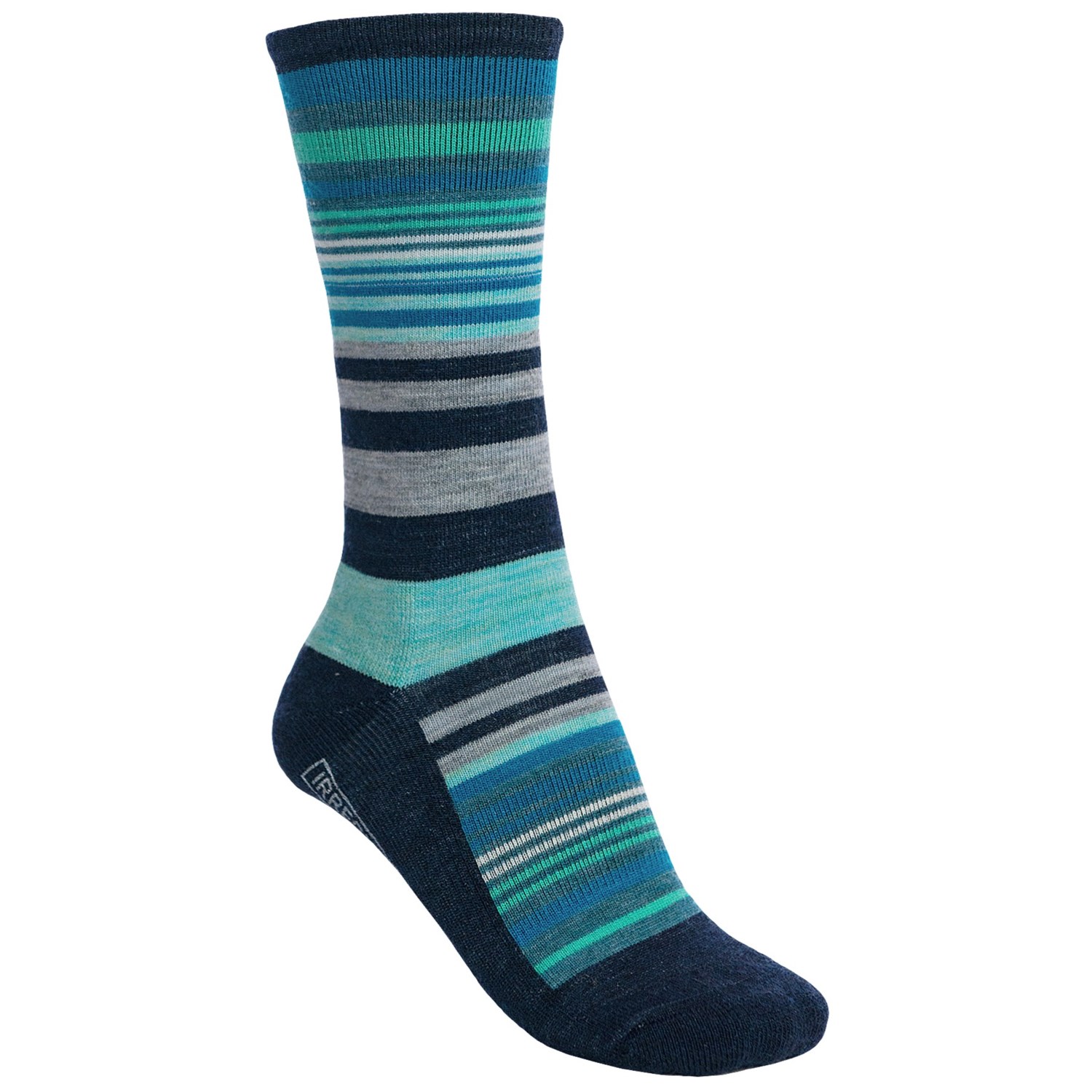 SmartWool Jovian Stripe Socks - Merino Wool, Crew (For Women) in Deep ...