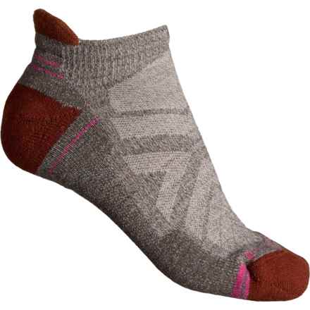 SmartWool Light Cushion Hiking Socks - Merino Wool, Below the Ankle (For Women) in Taupe/Natural Marl