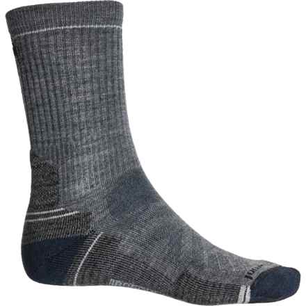 SmartWool Light Cushion Hiking Socks - Merino Wool, Crew (For Men and Women) in Medium Gray