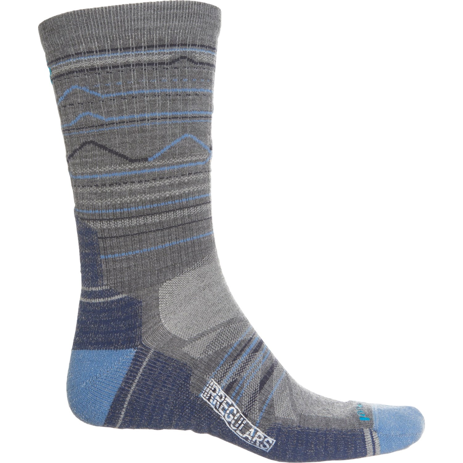 SmartWool Light Cushion Mountain Range Pattern Hiking Socks (For Men