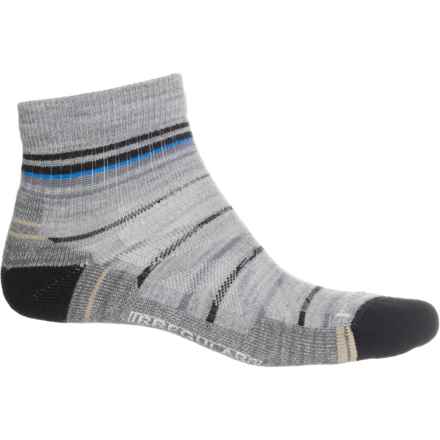 SmartWool Light Cushion Pattern Hiking Socks - Merino Wool, Ankle (For Men and Women) in Light Gray