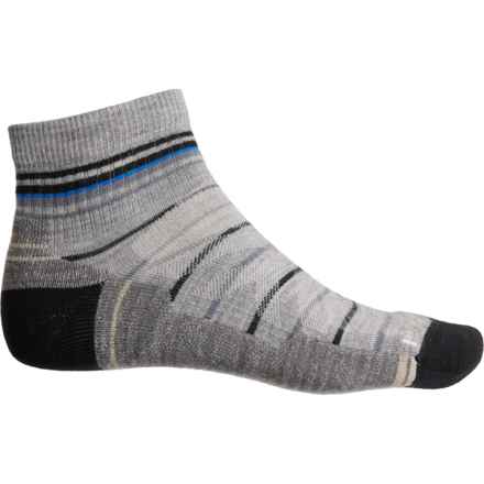 SmartWool Light Cushion Pattern Hiking Socks - Merino Wool, Ankle (For Men and Women) in Light Gray