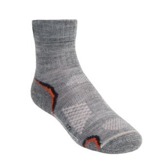 SmartWool Light Outdoor Socks - Merino Wool, Crew  (For Kids and Youth) in Grey