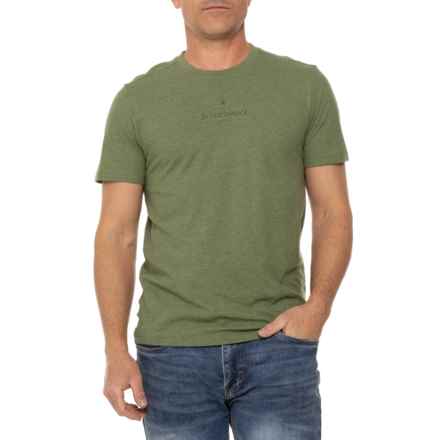 SmartWool Logo Graphic T-Shirt - Merino Wool, Short Sleeve in Everyday Fern Green