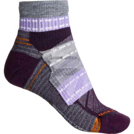 SmartWool Margarita Light Cushion Hiking Socks - Merino Wool, Ankle(For Women) in Ultra Violet
