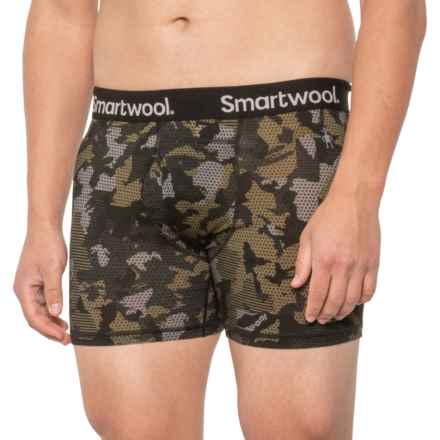 SmartWool Merino 150 Boxer Briefs - Merino Wool in Military Camo Print