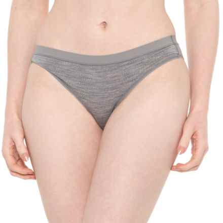 SmartWool Merino 150 Sport Panties - Merino Wool, Bikini Briefs in Light Gray Heather