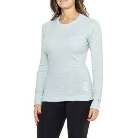 SmartWool Merino 250 Base Layer Top - Merino Wool, Long Sleeve in Bleached Aqua H