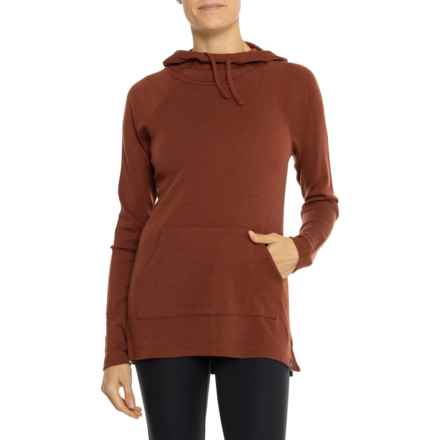 SmartWool Merino 250 Drape-Neck Hoodie - Merino Wool in Pecan Brown H