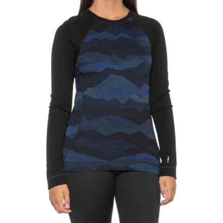 SmartWool Merino 250 Pattern Base Layer Top - Merino Wool, Long Sleeve in Blueberry Hillmtscape