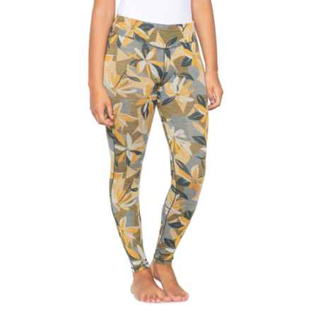 SmartWool Merino 250 Patterned Base Layer Pants in Twilight Blue Floral