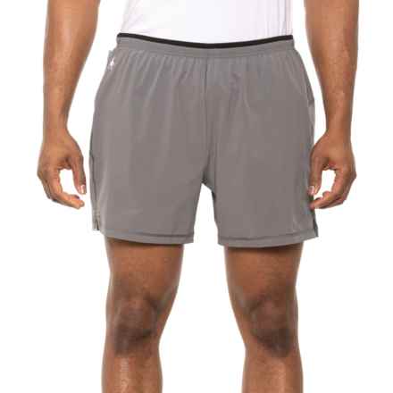 SmartWool Merino Sport 5” Shorts - Merino Wool Built-In Brief (For Men) in Medium Gray